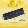 Wireless Keyboard PC230A | Slim 2.4GHz USB Keyboard with Silent Keys