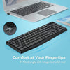Wireless Keyboard PC230A | Slim 2.4GHz USB Keyboard with Silent Keys