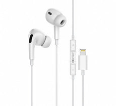 PD-5421 Pods Max Supreme Lightning Connector Earphones | Premium Sound, Built-in Mic