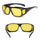Pack Of 2 HD Night Vision Glasses – Anti Glare + Sunglasses Combo - Chaudhary Brand Store 