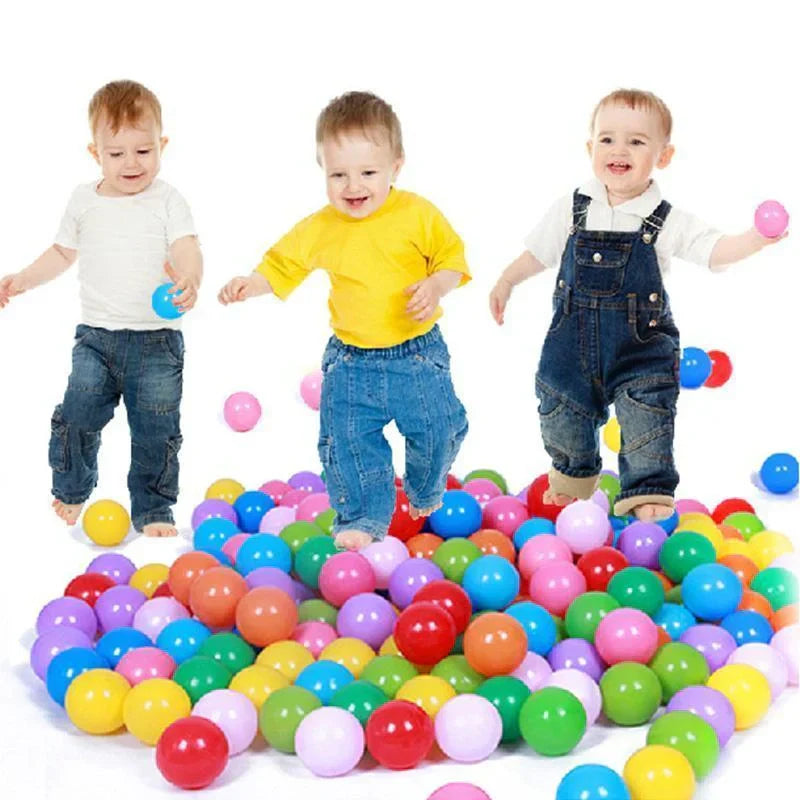 Pack of 50Pcs Colorful Balls Soft Plastic Ocean Balls Baby Kid Swim Toy High Quality Bath Toy - Chaudhary Brand Store 