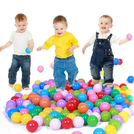 Pack of 50Pcs Colorful Balls Soft Plastic Ocean Balls Baby Kid Swim Toy High Quality Bath Toy - Chaudhary Brand Store 