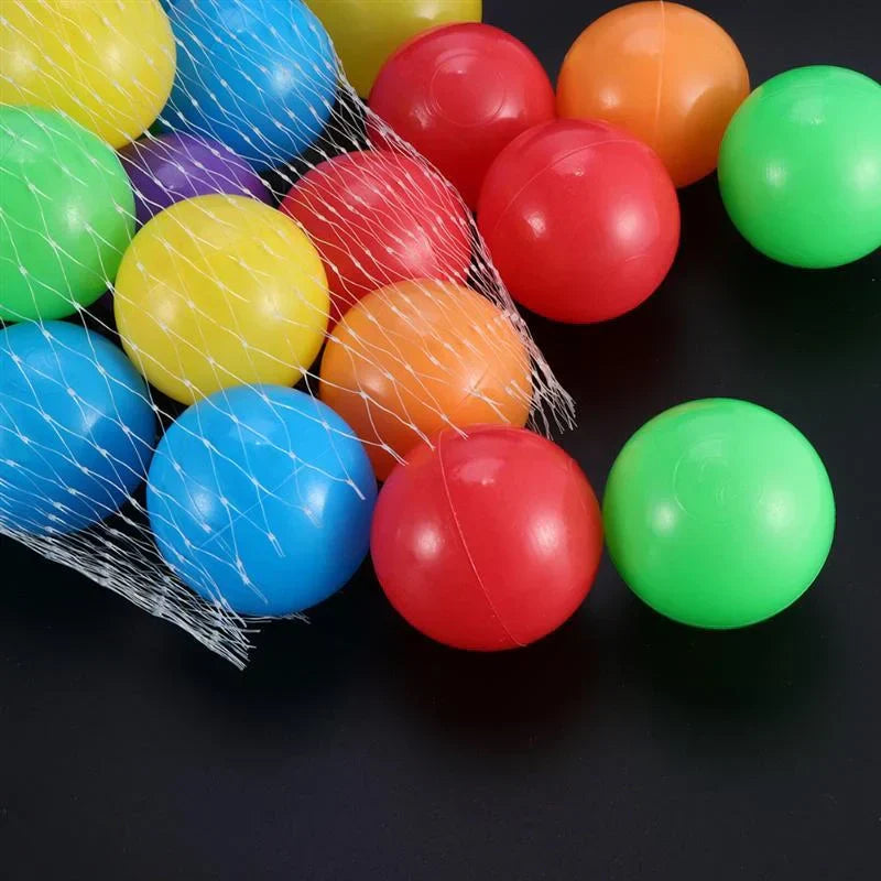 Pack of 50Pcs Colorful Balls Soft Plastic Ocean Balls Baby Kid Swim Toy High Quality Bath Toy - Chaudhary Brand Store 