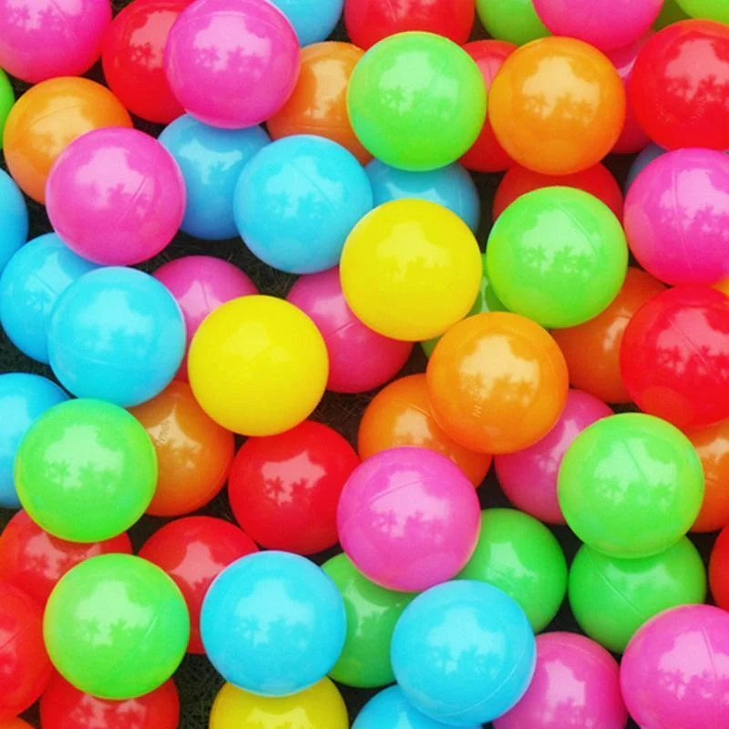 Pack of 50Pcs Colorful Balls Soft Plastic Ocean Balls Baby Kid Swim Toy High Quality Bath Toy - Chaudhary Brand Store 