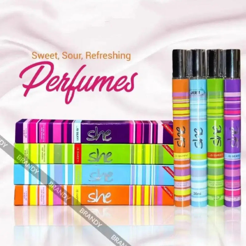 Unisex Pocket Perfume Set of 5 - 35ml