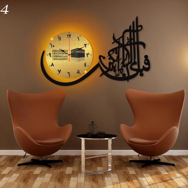 Islamic Wall Clocks /decorative Unique Wall Décor Clock For Home Decor Living Room And Offices