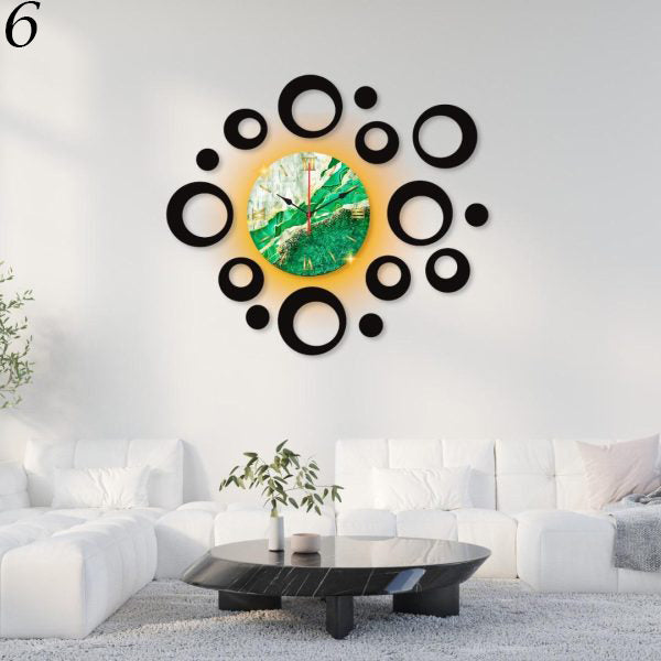 Sparrow Design Dial Wooden Wall Clock For Home And Offices Decore - CHAUDHARY BRAND STORE