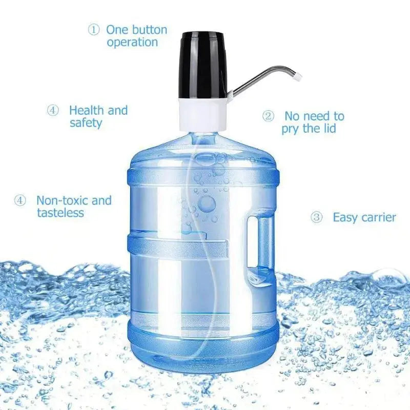 Portable Electric Water Bottle Pump Dispenser - Chaudhary Brand Store 