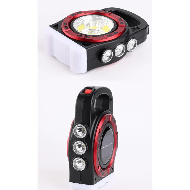 Portable Solar Lamp HB-6678C – 2000 Lumens, Dual Charging, Multi-Use Light - Chaudhary Brand Store 