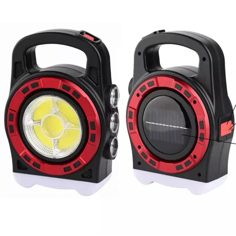 Portable Solar Lamp HB-6678C – 2000 Lumens, Dual Charging, Multi-Use Light - Chaudhary Brand Store 