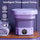Portable Mini Washing Machine – Foldable Electric Washer for Clothes, Travel & Small Loads