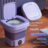 Portable Mini Washing Machine – Foldable Electric Washer for Clothes, Travel & Small Loads