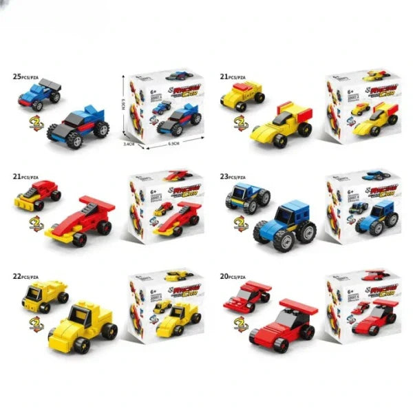 Power Racing Micro Blocks Set 6-in-1 - Chaudhary Brand Store 