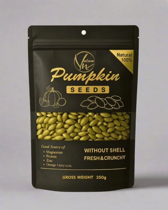 Natural Pumpkin Seeds (1Kg) – Fresh, Crunchy, Protein-Rich Healthy Snack Chaudhary Brand store