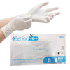 Premium Quality Latex Examination Gloves – 100 Pcs Box (Large, White) | Disposable Medical & Cleaning Gloves - Chaudhary Brand Store 