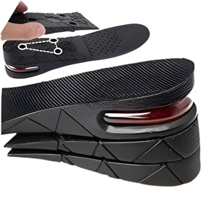 3 Layer Height Increase Insoles – Adjustable 3 cm to 7 cm | Soft, Comfortable & Shock-Absorbing | Elevator Shoe Inserts for Men & Women