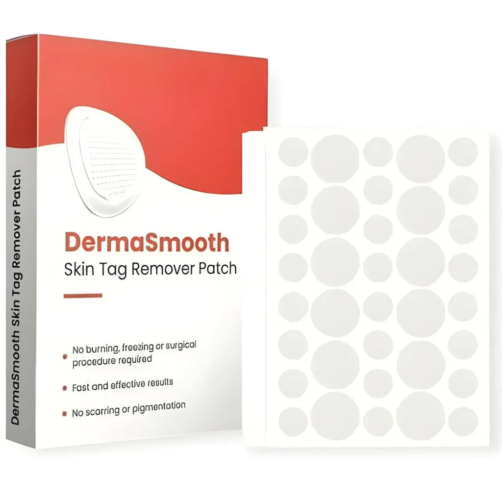 DermaSmooth Skin Tag Remover Patch | Fast, Painless Skin Tag & Mole Removal (144 Patches)