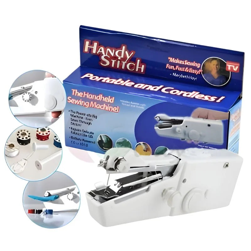 Handy Stitch Portable Cordless Sewing Machine | Quick Fabric Repairs & Easy Stitching Tool
