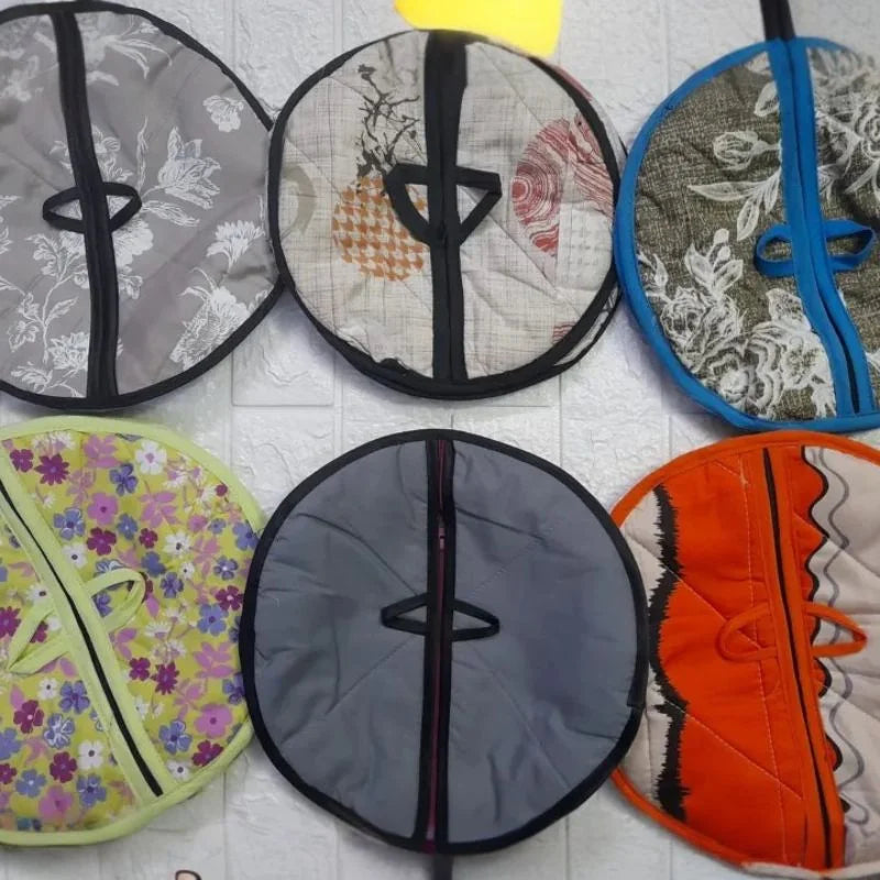 Roti Zipper Bag  | Reusable Airtight & Insulated Storage Bag | Keeps Chapati Fresh, Soft & Warm | Pack of 2