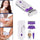 2-in-1 Rechargeable Painless Hair Remover | Finishing Touch Sensa-Light for Face & Body