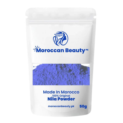 Moroccan Beauty Blue Nila Powder 50g | Skin Whitening, Anti-Inflammatory & Hydrating