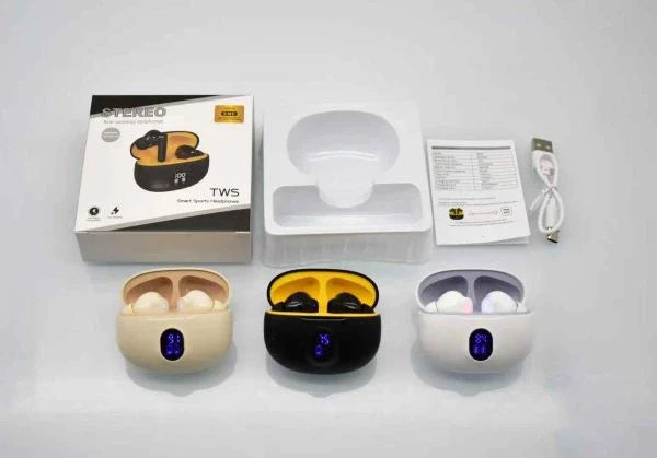 Professional Display Earbuds Stereo 895b Wireless Bluetooth Earbuds - Chaudhary Brand Store 