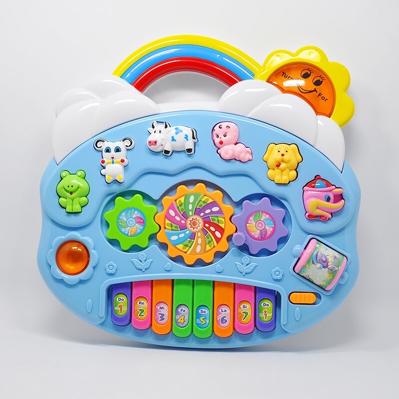 Rainbow Music Piano With Striking Colours And Fun Sounds For Kids - Chaudhary Brand Store 