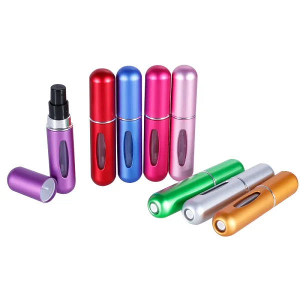 Refillable Mini Perfume Spray Bottle – 5ml Atomizer ( Pack Of 3 ) - Chaudhary Brand Store 