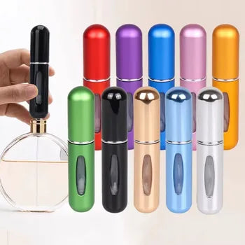 Refillable Mini Perfume Spray Bottle – 5ml Atomizer ( Pack Of 3 ) - Chaudhary Brand Store 