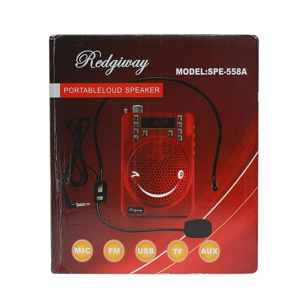 Ridgeway SPE-558A Bluetooth FM Portable Radio Speaker Rechargeable USB SD AUX - Chaudhary Brand Store 
