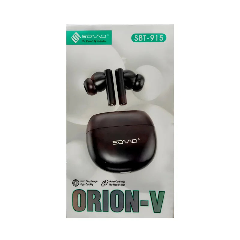 SOVO Orion-V SBT-915 Wireless AirPods | High-Fidelity Sound, Super Bass Earbuds