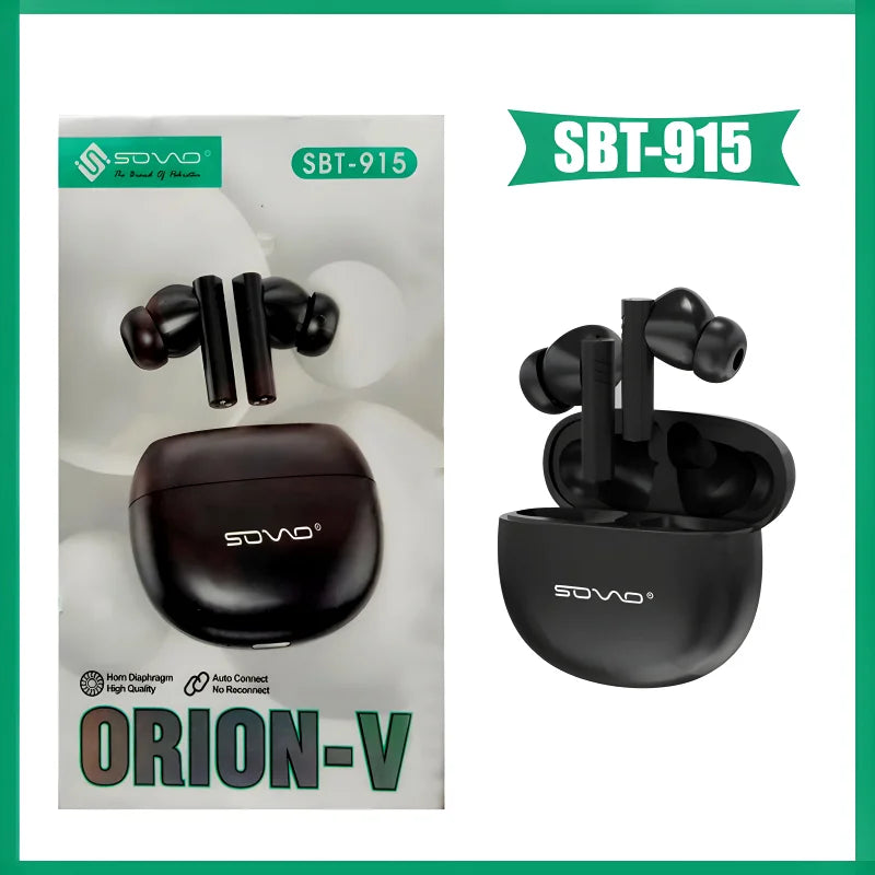 SOVO Orion-V SBT-915 Wireless AirPods | High-Fidelity Sound, Super Bass Earbuds