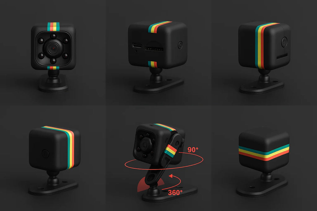 SQ10 Mini Hidden Camera with Night Vision | HD Recording, Motion Detection & Adjustable Holding Stand – Compact Security Spy Cam