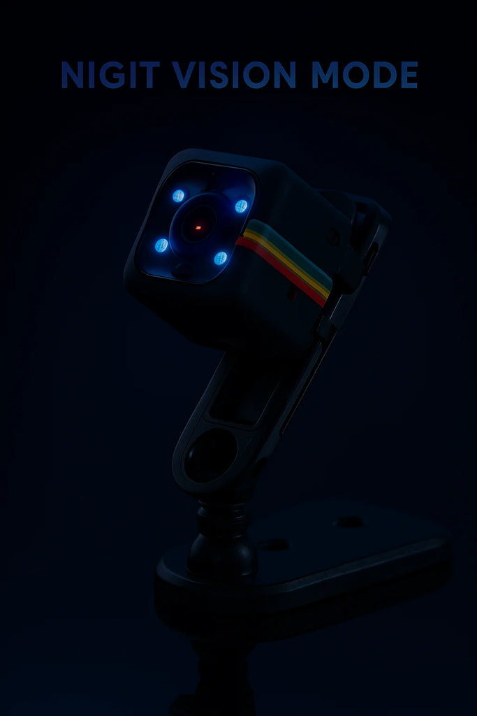 SQ10 Mini Hidden Camera with Night Vision | HD Recording, Motion Detection & Adjustable Holding Stand – Compact Security Spy Cam