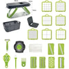 Kitchen Multi functional Vegetable Cutter 22 Pcs Set – Slicer, Shredder & Dicer for Onions, Potatoes, Fruits & Vegetables | Premium Food Chopper Set