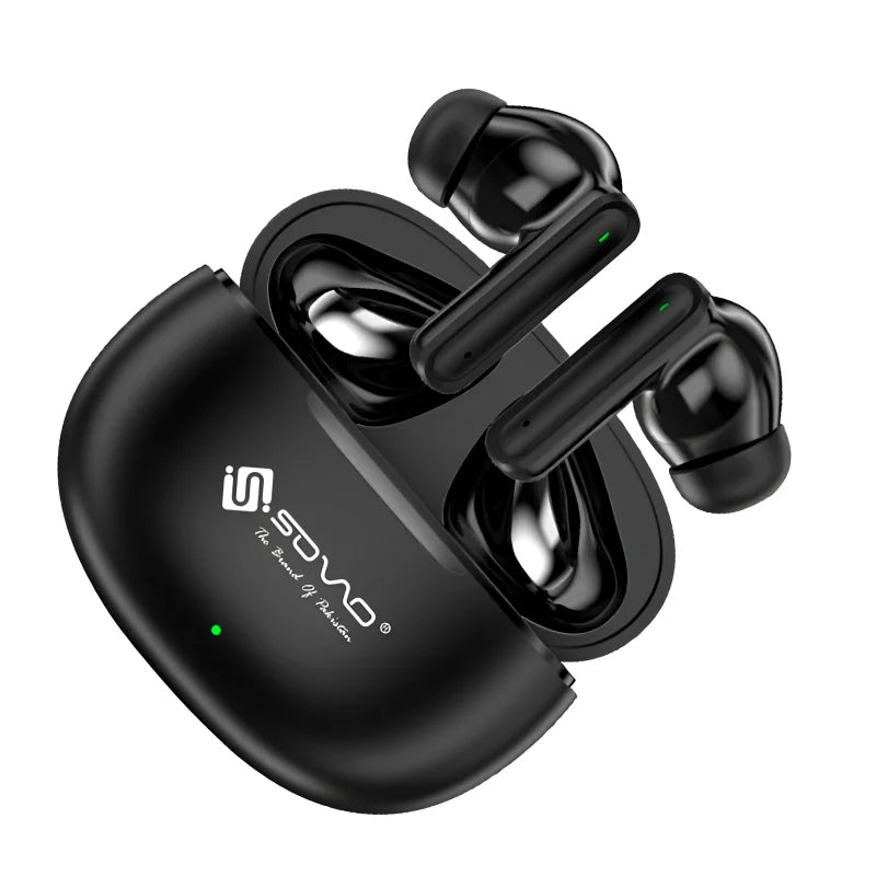 SOVO SBT-901 DIVO Series Wireless Earbuds | Bluetooth 5.4, Noise Cancelling, Touch Control, 24H Playtime