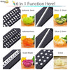 Slicer Vegetable Cutter Grater Chopper 6 Interchangeable Blades + Hand Protector - Chaudhary Brand Store 