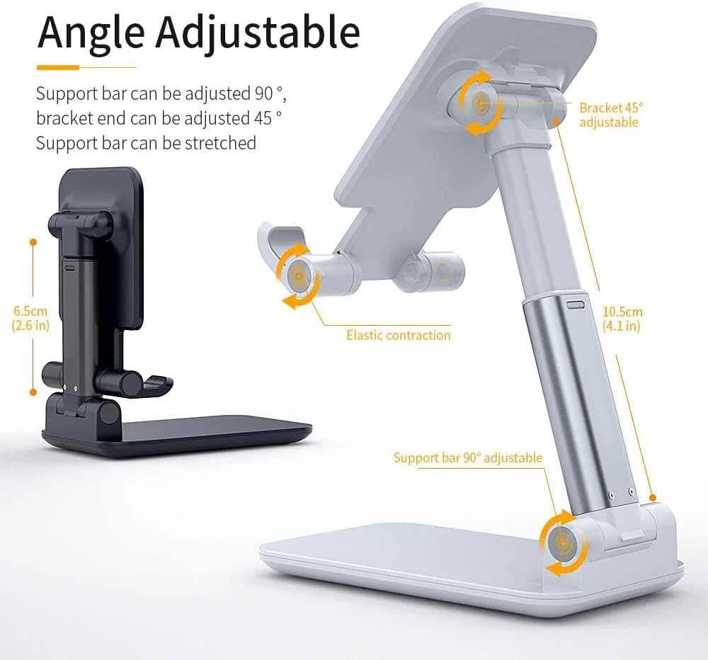 Foldable Mobile Stand Adjustable Desktop Phone Holder