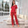 Soft and Comfortable Heartful Nights Red Crush All Over Hearts Half Sleeve Printed Nightwear Set - Chaudhary Brand Store 
