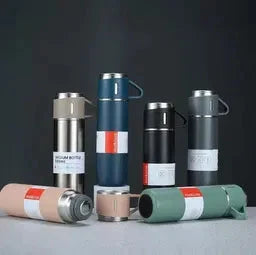 Stainless Steel Insulated Flask and Mug Set. - Chaudhary Brand Store 