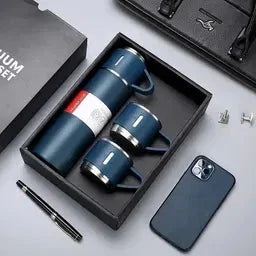 Stainless Steel Insulated Flask and Mug Set. - Chaudhary Brand Store 