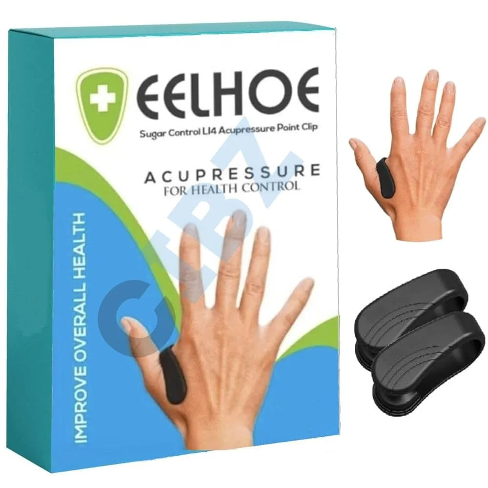 Sugar Control LI4 Acupressure Point Clip – Natural Relief (Buy 1 Get 1 Free) Chaudhary Brand Store