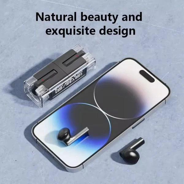 TWS BH15 Music Wireless Bluetooth Earbuds – Transparent Design - Chaudhary Brand Store 