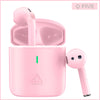 THREE PEACHES TWS Q Five Wireless Earbuds | Bluetooth 5.3, Noise Cancelling, IPX4 Waterproof