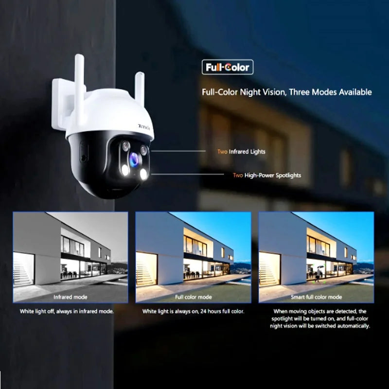 Tenda CH3-WCA 1080P Outdoor Wi-Fi Camera – Pan/Tilt, Night Vision & Alexa Support Chaudhary Brand Store