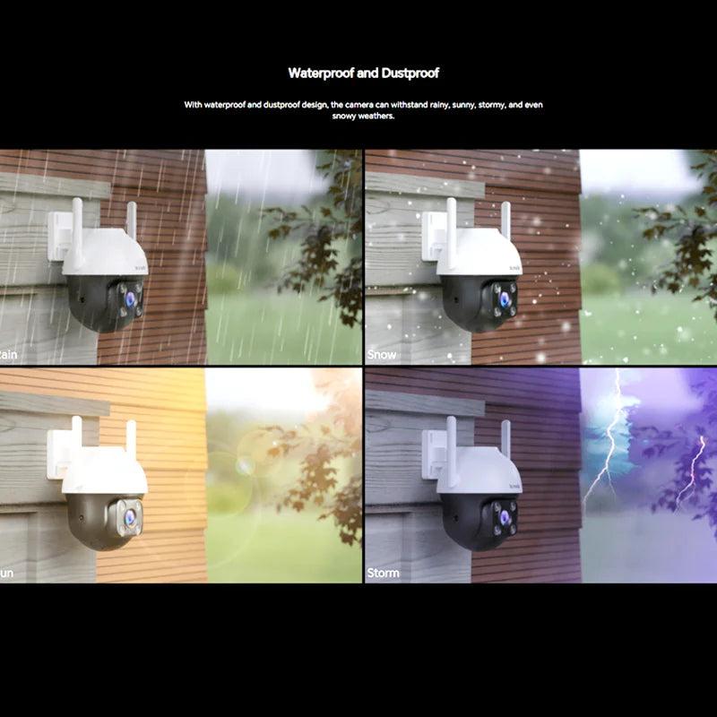 Tenda CH3-WCA 1080P Outdoor Wi-Fi Camera – Pan/Tilt, Night Vision & Alexa Support Chaudhary Brand Store