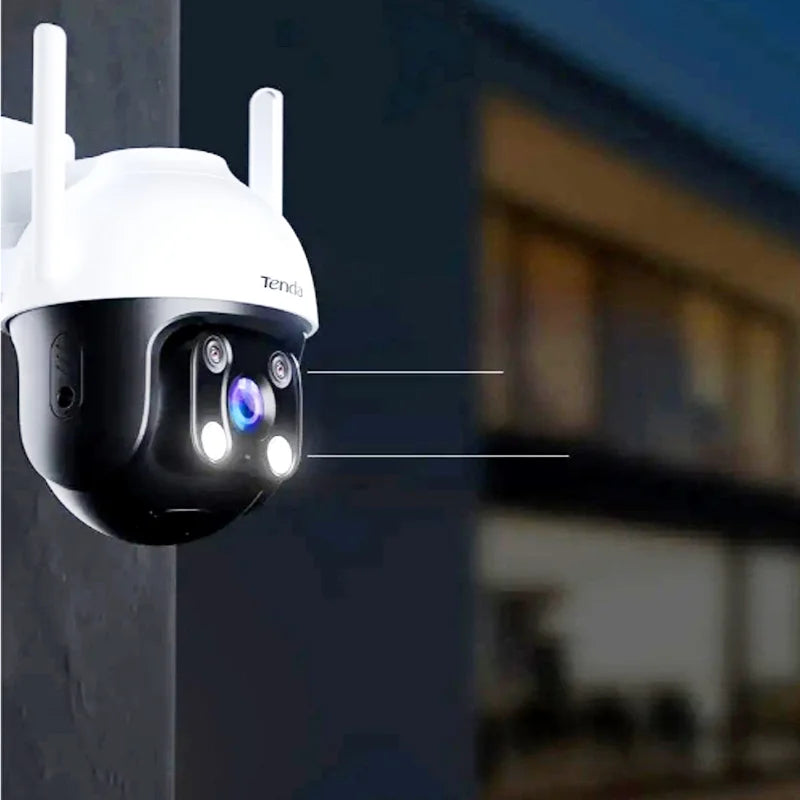 Tenda CH3-WCA 1080P Outdoor Wi-Fi Camera – Pan/Tilt, Night Vision & Alexa Support