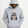 Train Hard Grey Hoodie for Men & Boys – Premium Summer Collection, Lightweight & Stylish Casual Wear