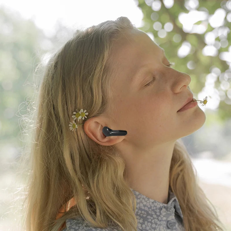 Bluetooth Compatible 5.3 Transparent Wireless Earbuds | LED Power Digital Display, Stereo Sound