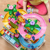 Two-In-One Design Small Colourful Coaster Track Building Blocks For Kids - Chaudhary Brand Store 